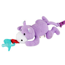 Load image into Gallery viewer, 1Pc Cute Baby Cartoon Dummy Pacifier Chain Clips Newborn Plush Animal Toys Toddler Soother Nipples Holder (not include Pacifier)