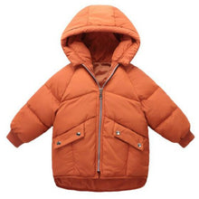 Load image into Gallery viewer, Baby Boys Girls Jacket Autumn Winter Warm Down Coat Jacket Batman Outerwear Christmas Children Kids Clothes Halloween Clothing