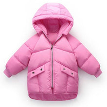 Load image into Gallery viewer, Baby Boys Girls Jacket Autumn Winter Warm Down Coat Jacket Batman Outerwear Christmas Children Kids Clothes Halloween Clothing
