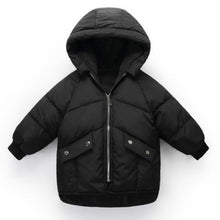 Load image into Gallery viewer, Baby Boys Girls Jacket Autumn Winter Warm Down Coat Jacket Batman Outerwear Christmas Children Kids Clothes Halloween Clothing