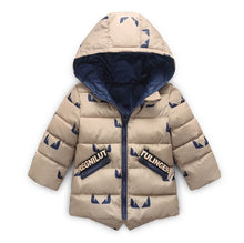 Load image into Gallery viewer, Baby Boys Girls Jacket Autumn Winter Warm Down Coat Jacket Batman Outerwear Christmas Children Kids Clothes Halloween Clothing